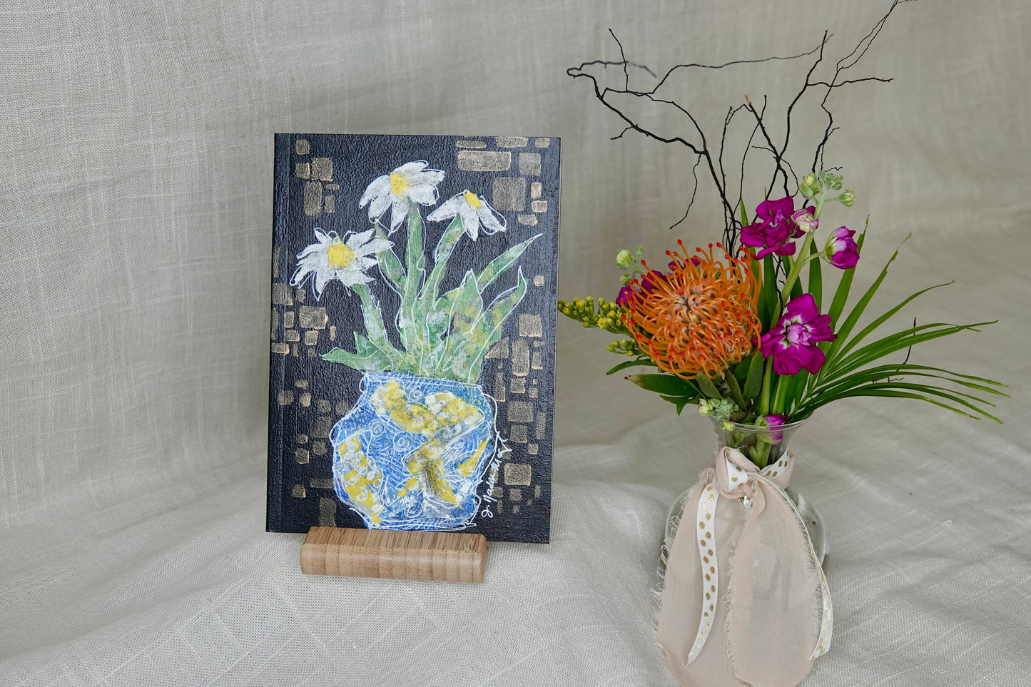 Custom Art Notebook Journal – One-of-a-Kind Edition -  Daisy Whirl