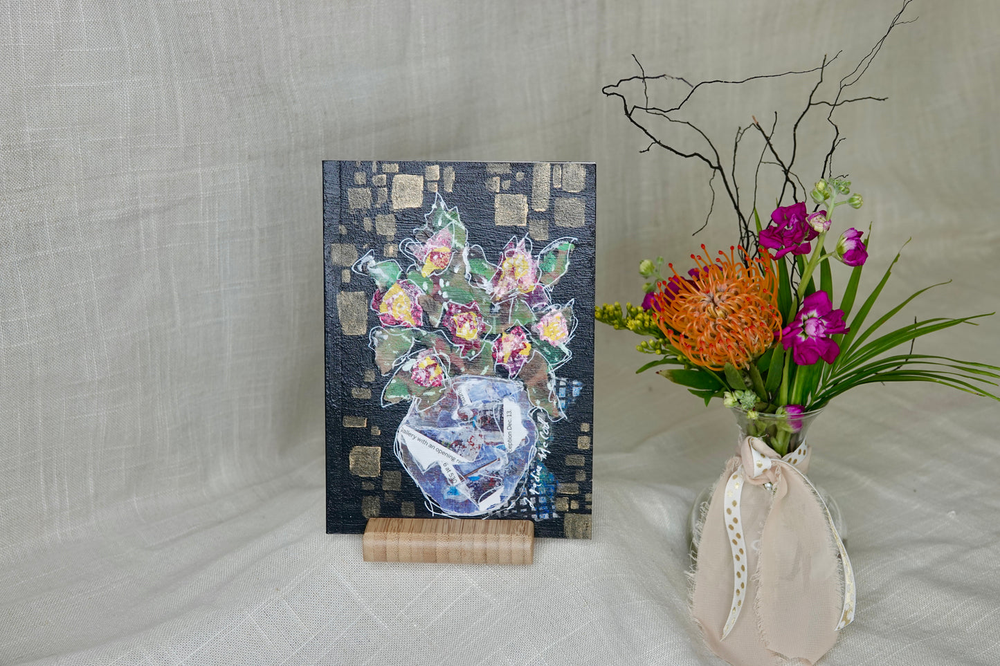 Custom Art Notebook Journal – One-of-a-Kind Edition - Bloom Berry