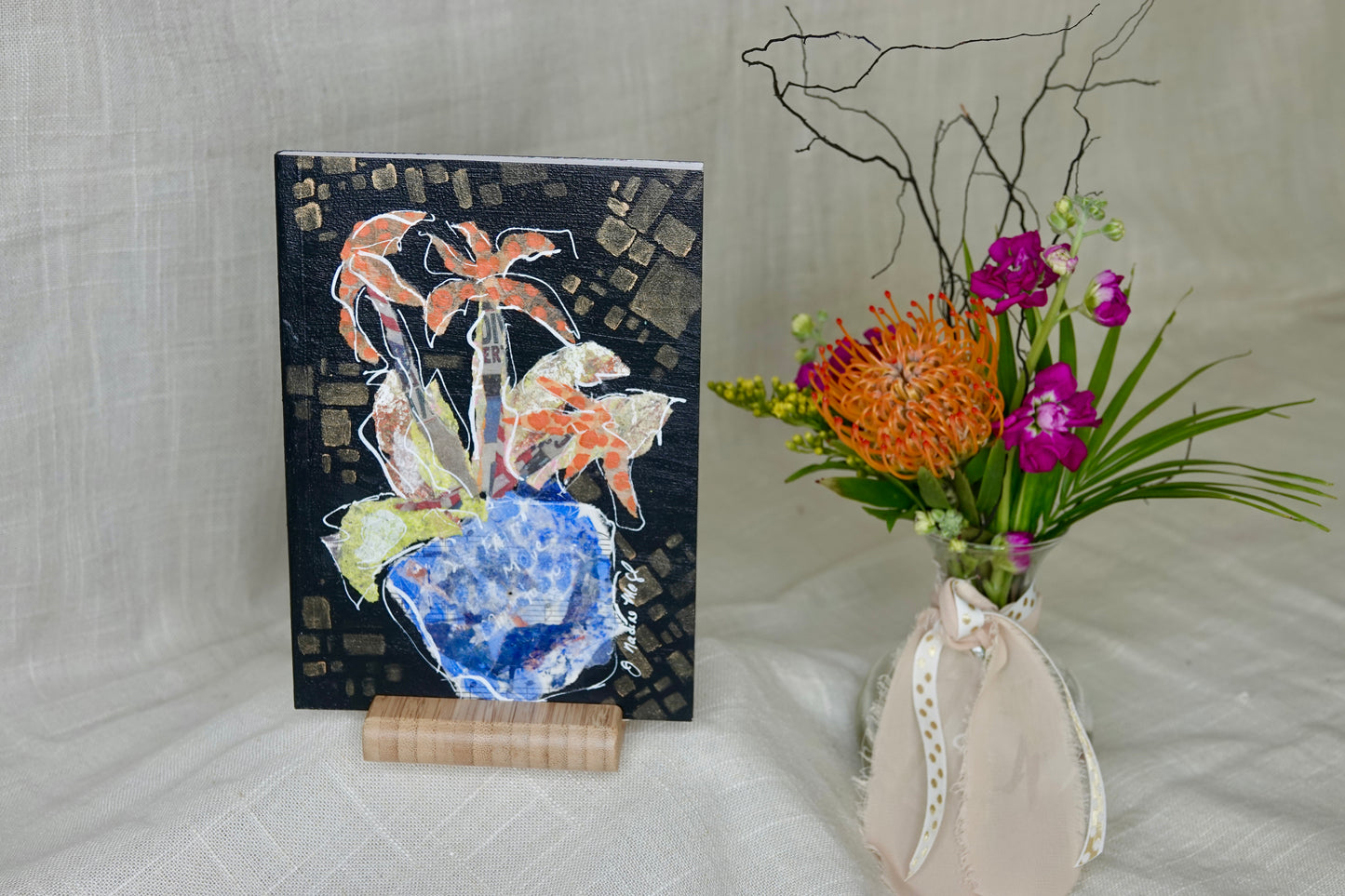 Custom Art Notebook Journal – One-of-a-Kind Edition - Flutter Bloom