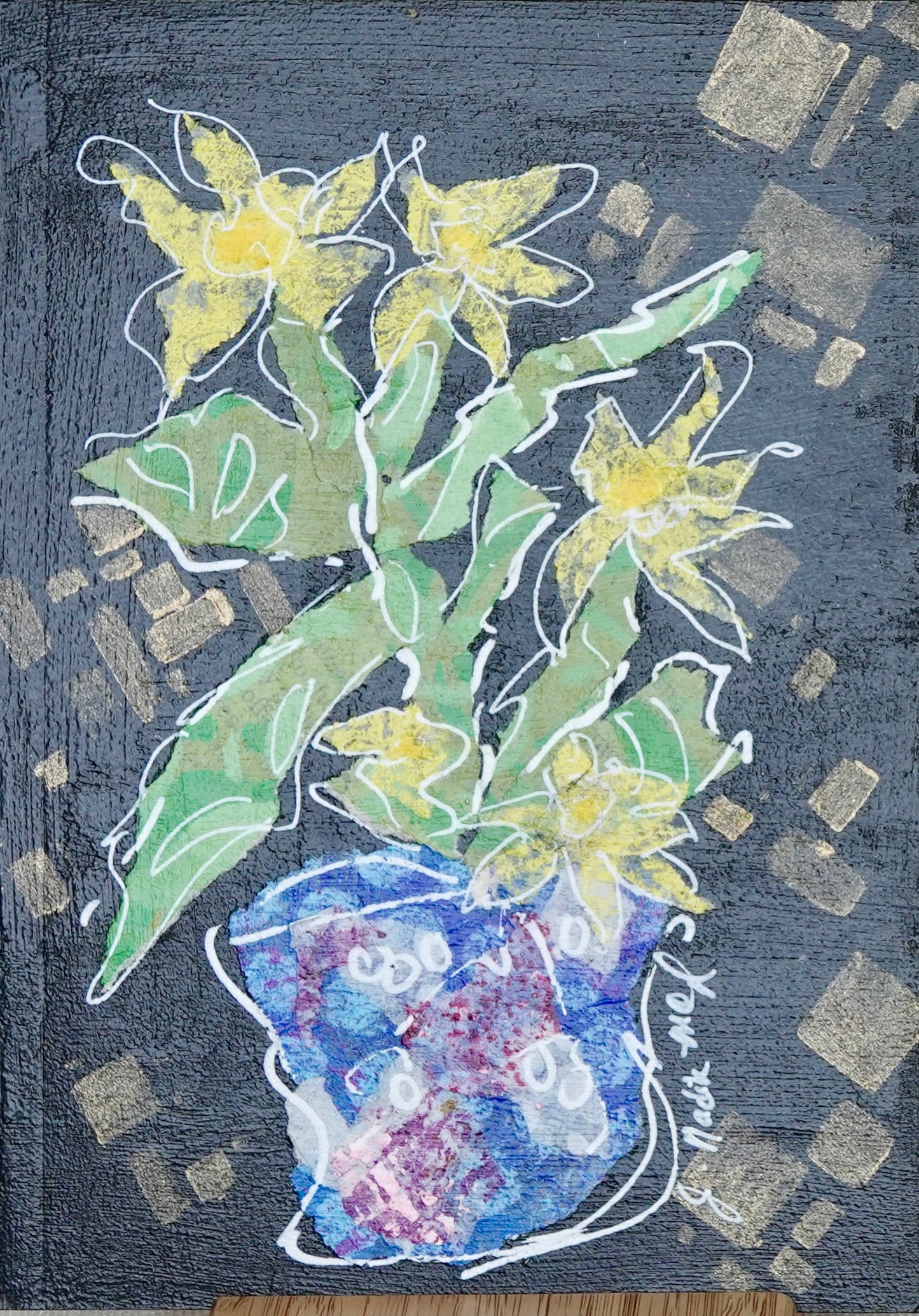 Custom Art Notebook Journal – One-of-a-Kind Edition - Sun Blossom