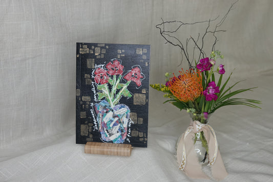 Custom Art Notebook Journal – One-of-a-Kind Edition - Poppy Glimmer